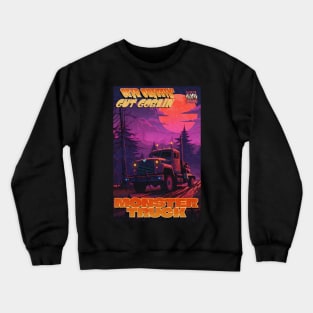 Halloween Monster Truck Gear Gabbin' Gut Goblin Crewneck Sweatshirt